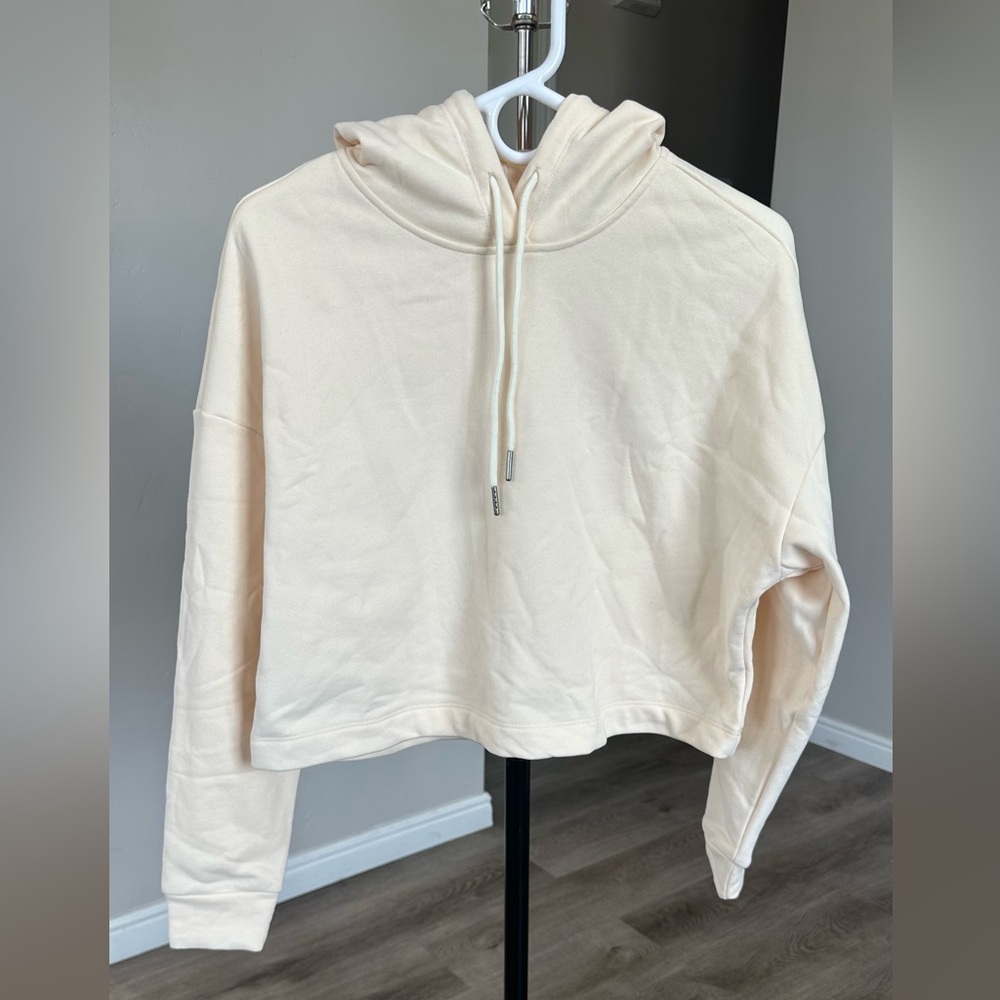 Cream Hoodie Sweatshirt